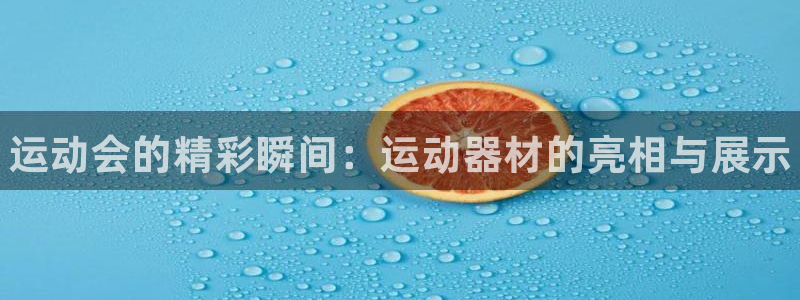 尊龙2016：运动会的精彩瞬间：运动器材的亮相与展示