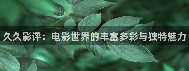 vs影院免费观看电视剧：久久影评：电影世界的丰富多彩与独特魅力