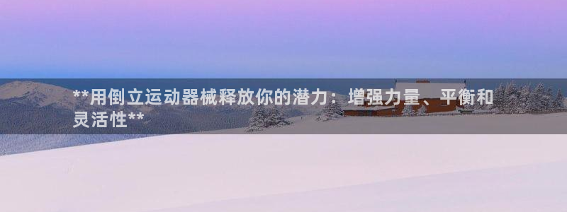 凯时官网：**用倒立运动器械释放你的潜力：增强力量、